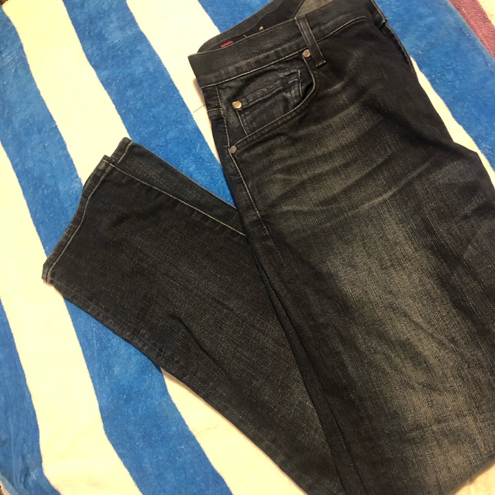 7 For All Mankind  Dark Denim Jeans Men’s 31/31